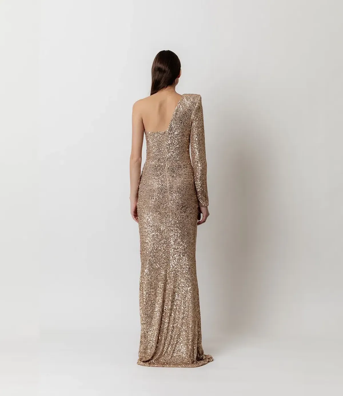 Meraki Freja Sequin Dress Gold Size 12 - Image 3