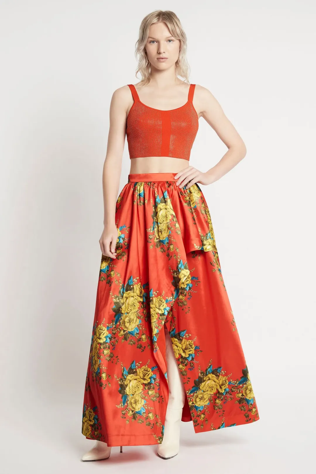 Sass and Bide Wild Play Skirt Orange Size 8 for rent on The Volte - main image