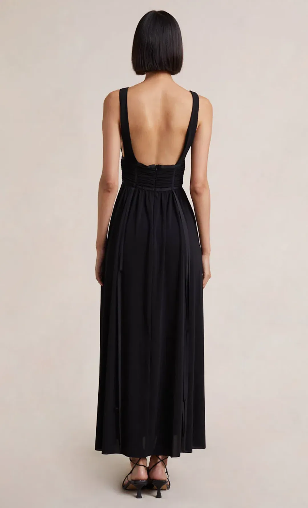 Bec & Bridge Gwen Maxi Dress Black Size 8 for rent on The Volte - main image