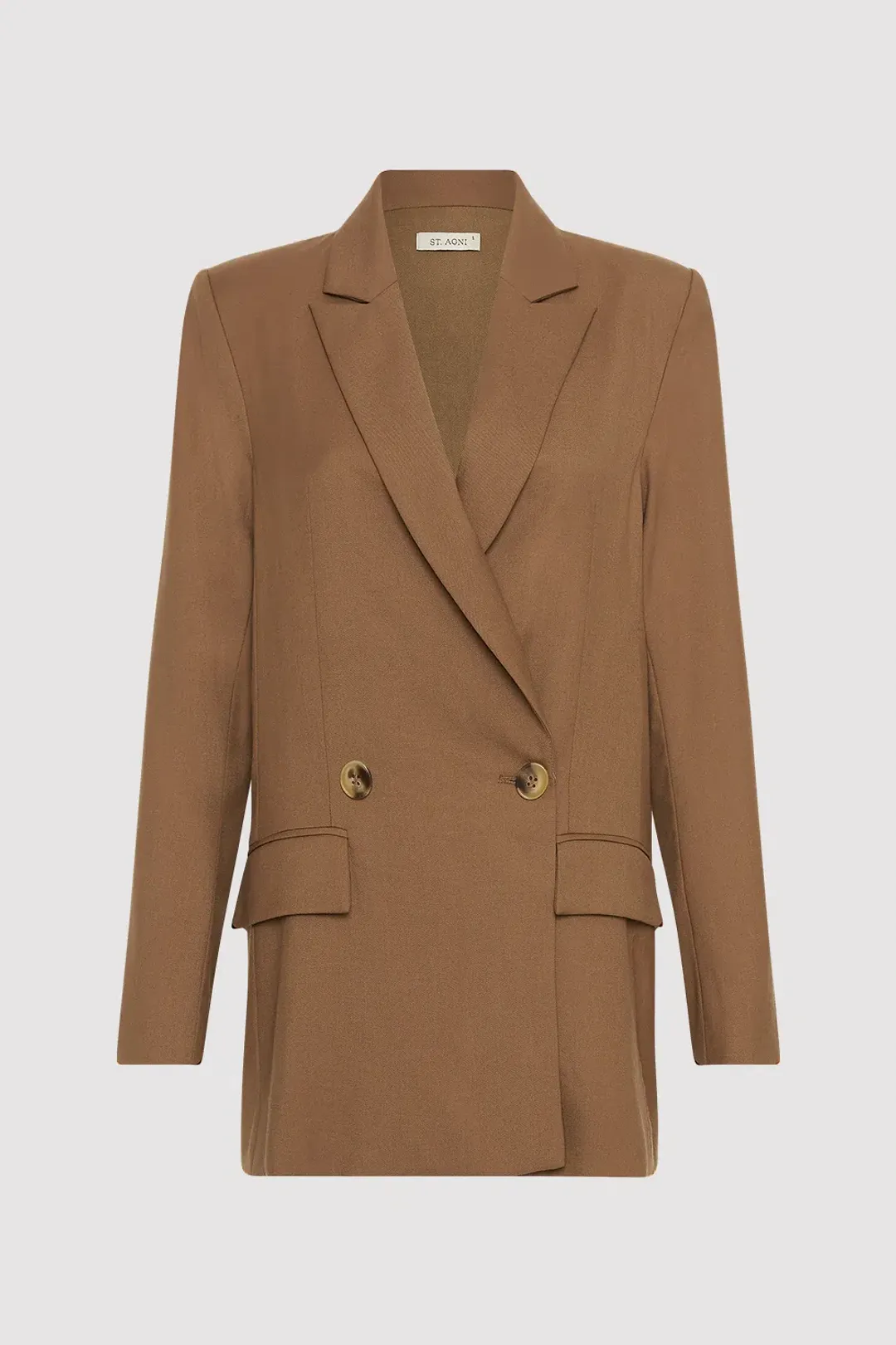 St. Agni Tailored Two-pIece Suit Brown Size 6/XS for rent on The Volte - main image