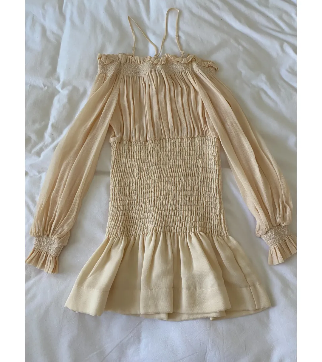 Alice McCall You're The Best Beige Dress Beige Size 10 for rent on The Volte - main image