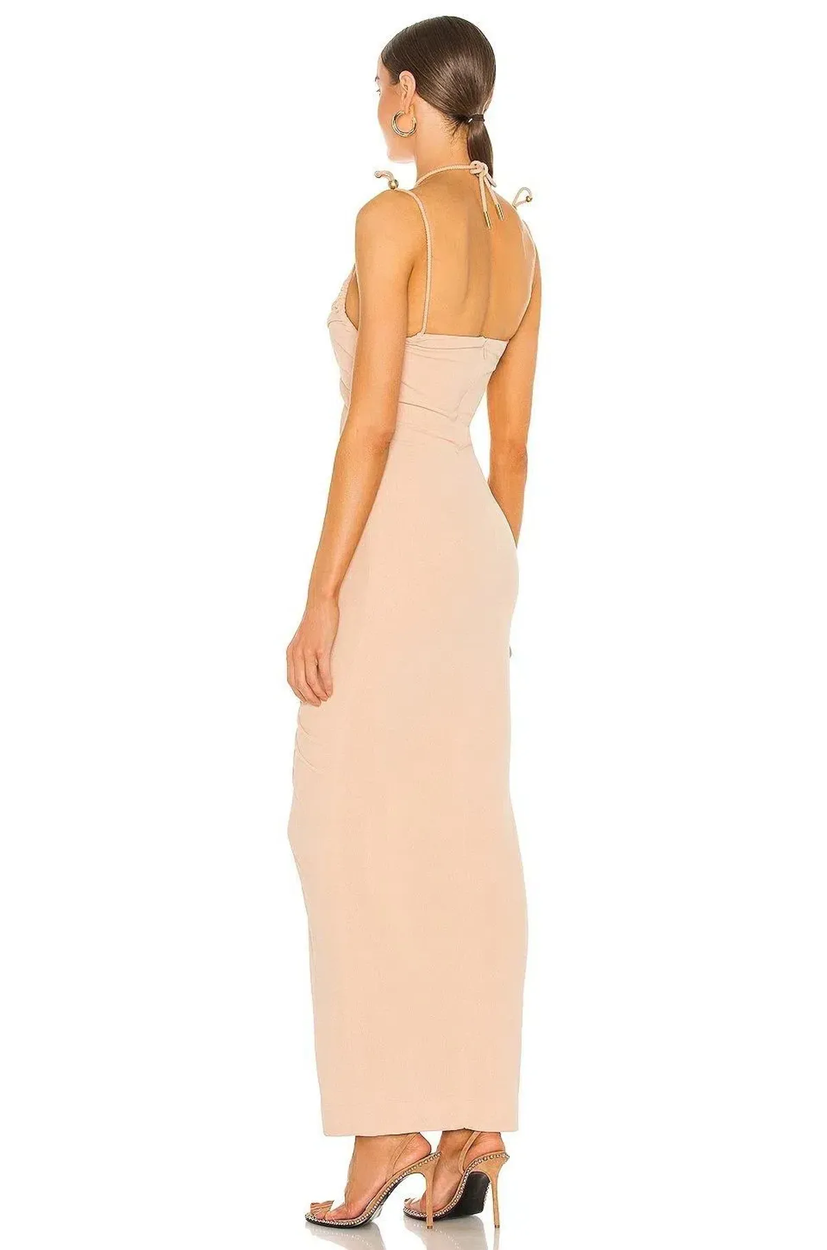 Dion Lee Gathered Butterfly Dress Nude Size 6 - Image 3