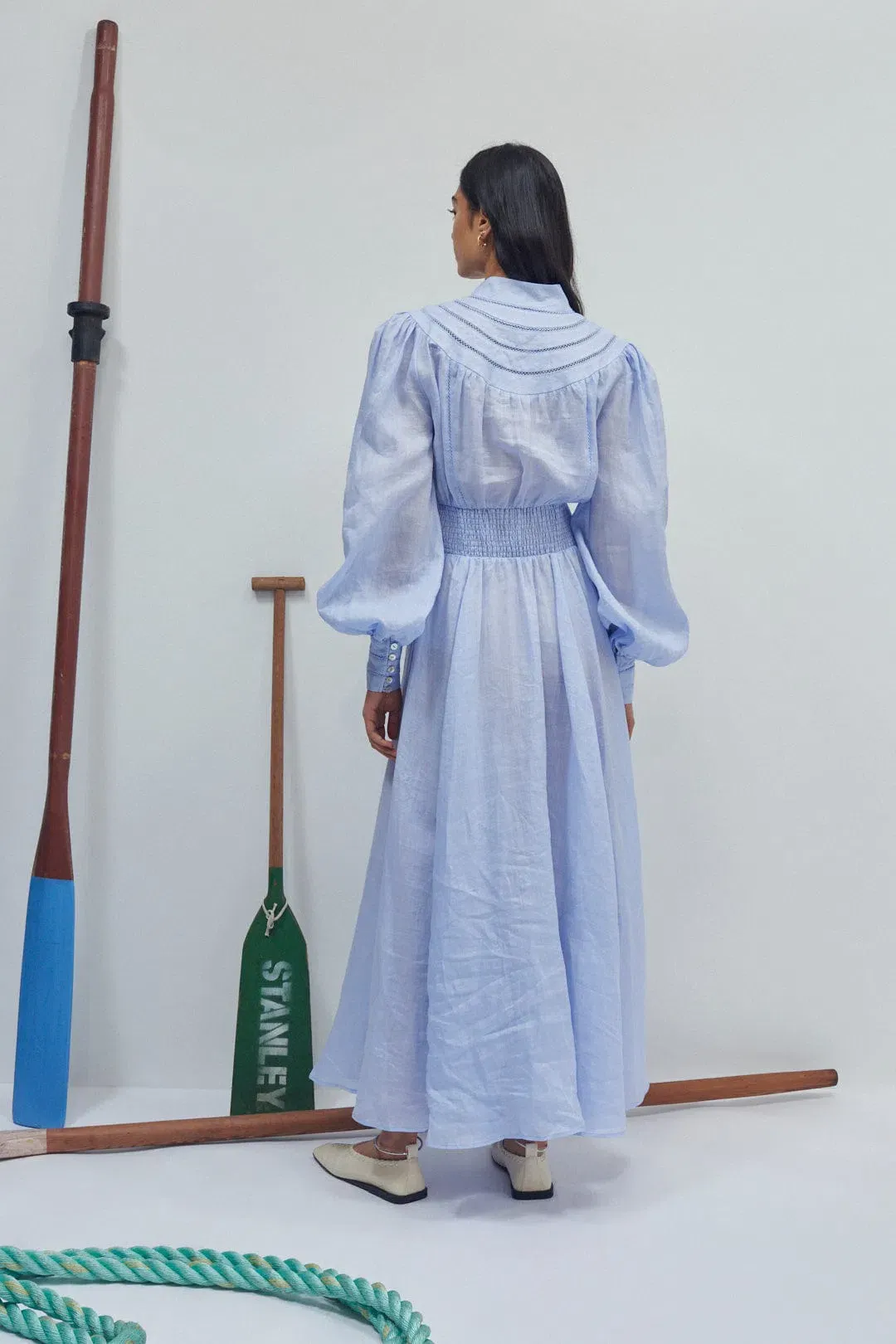 Alemais Felicia Midi Dress Purple Size 12 for rent on The Volte - main image