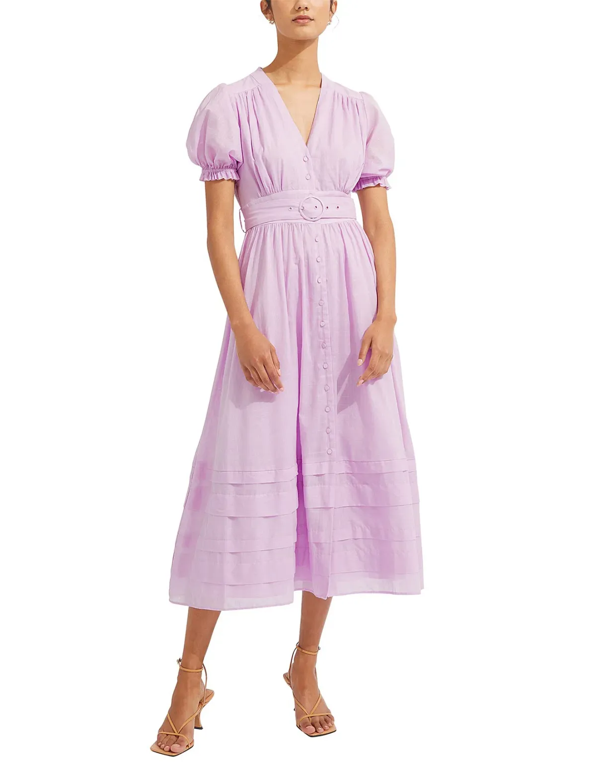 Steele Carmen Dress Purple Size 6 - Image 1