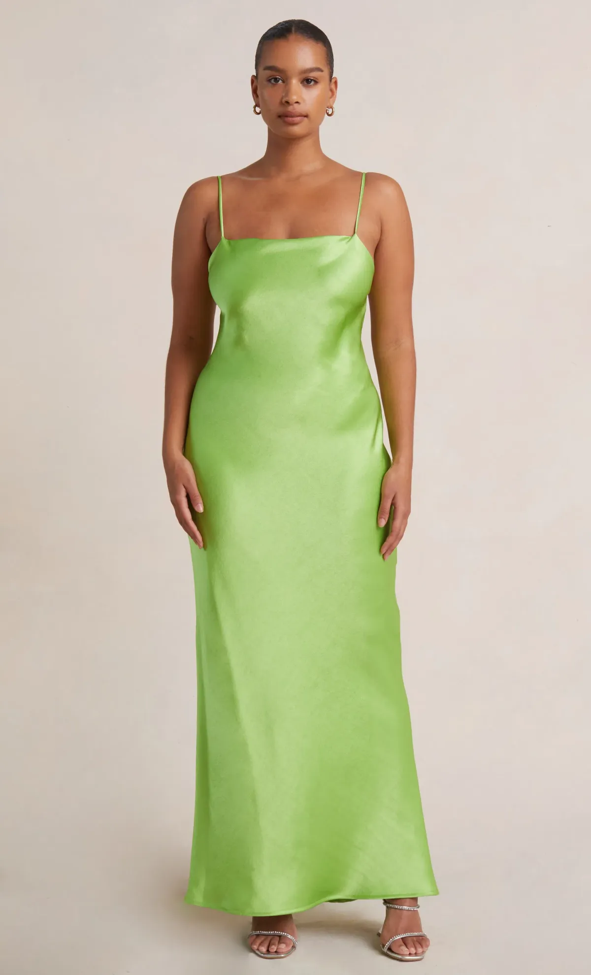 Bec & Bridge The Dreamer Tie Back Maxi Dress Lime Green Size 10  - Image 4