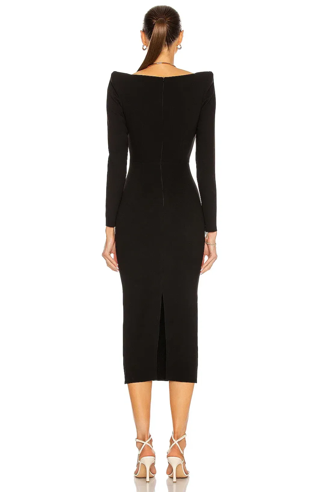 Alex Perry Baird Dress Black Size 4 for rent on The Volte - main image