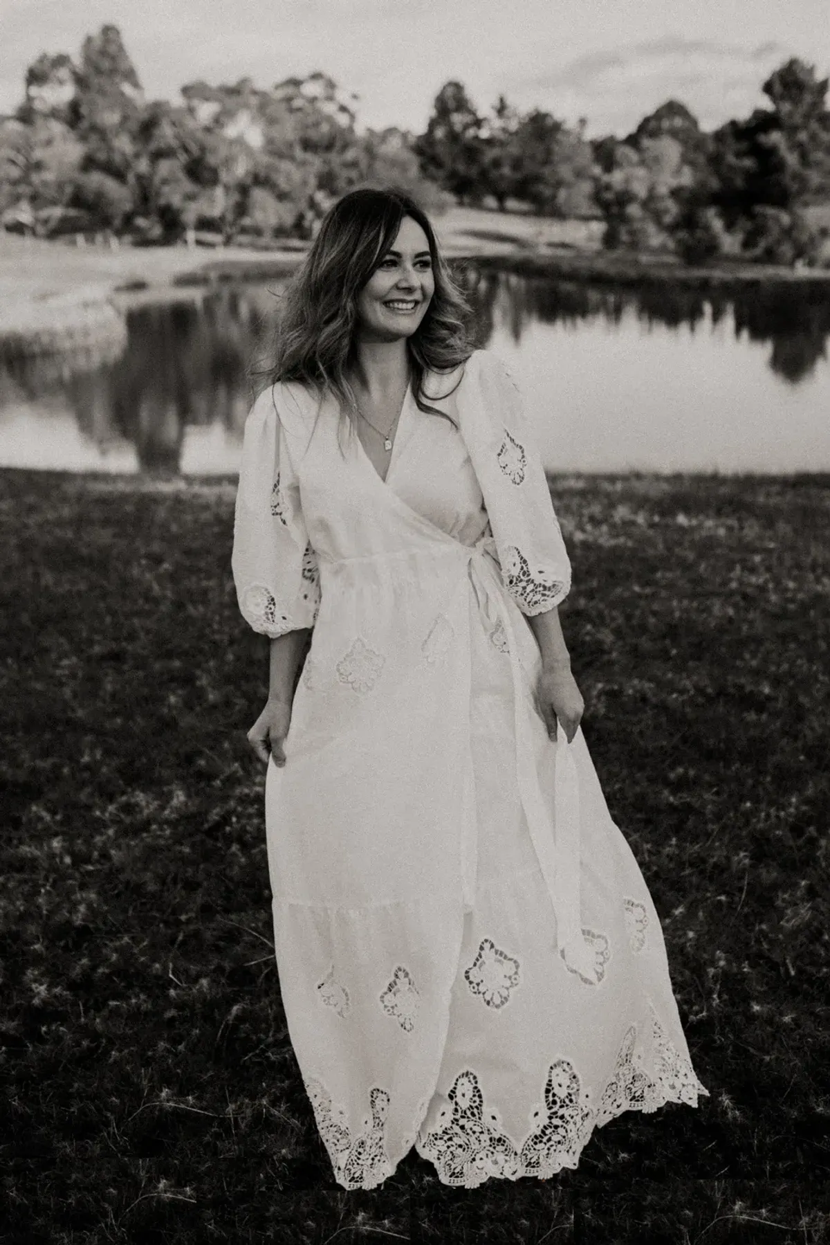 Co & Ry Marigold Dress White Size M/Au 10 - Image 3