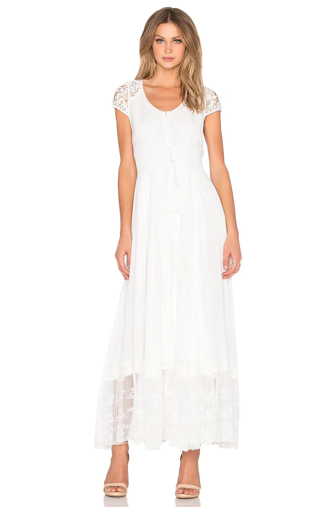 Spell Wild Belle Gown White Size S for rent on The Volte - main image