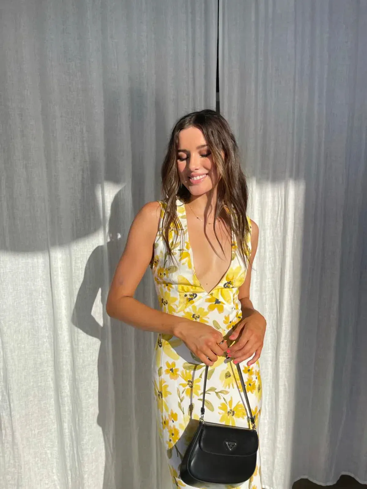 Bec & Bridge Daphne Midi Dress Print Size 6 - Image 3