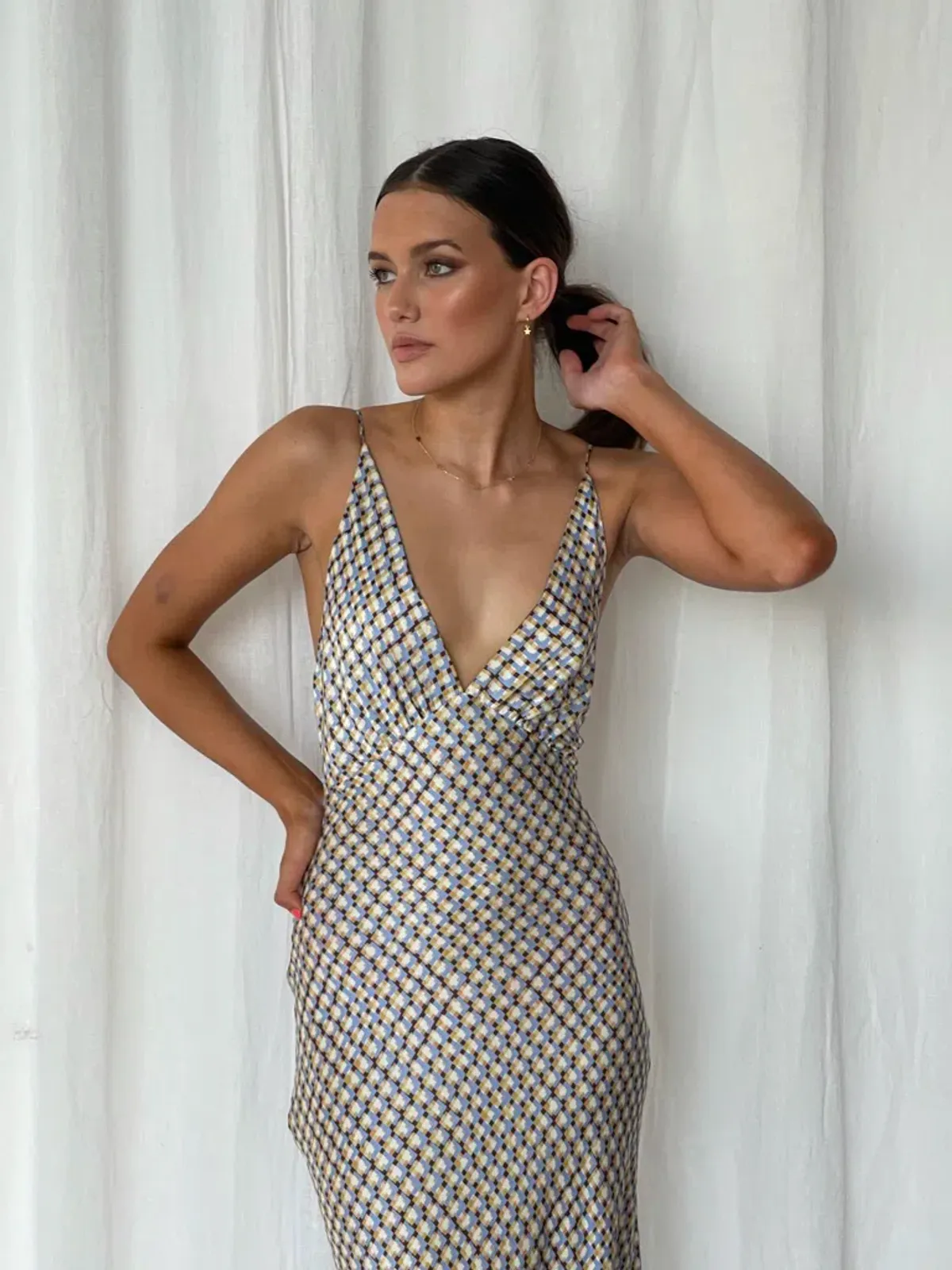 Bec & Bridge Frankie V Dress Print Size 6 - Image 11