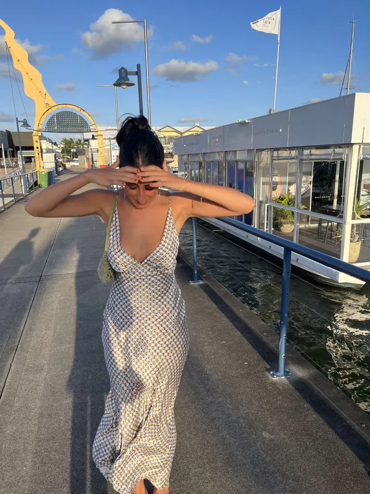 Bec & Bridge Frankie V Dress Print Size 6 - Image 5