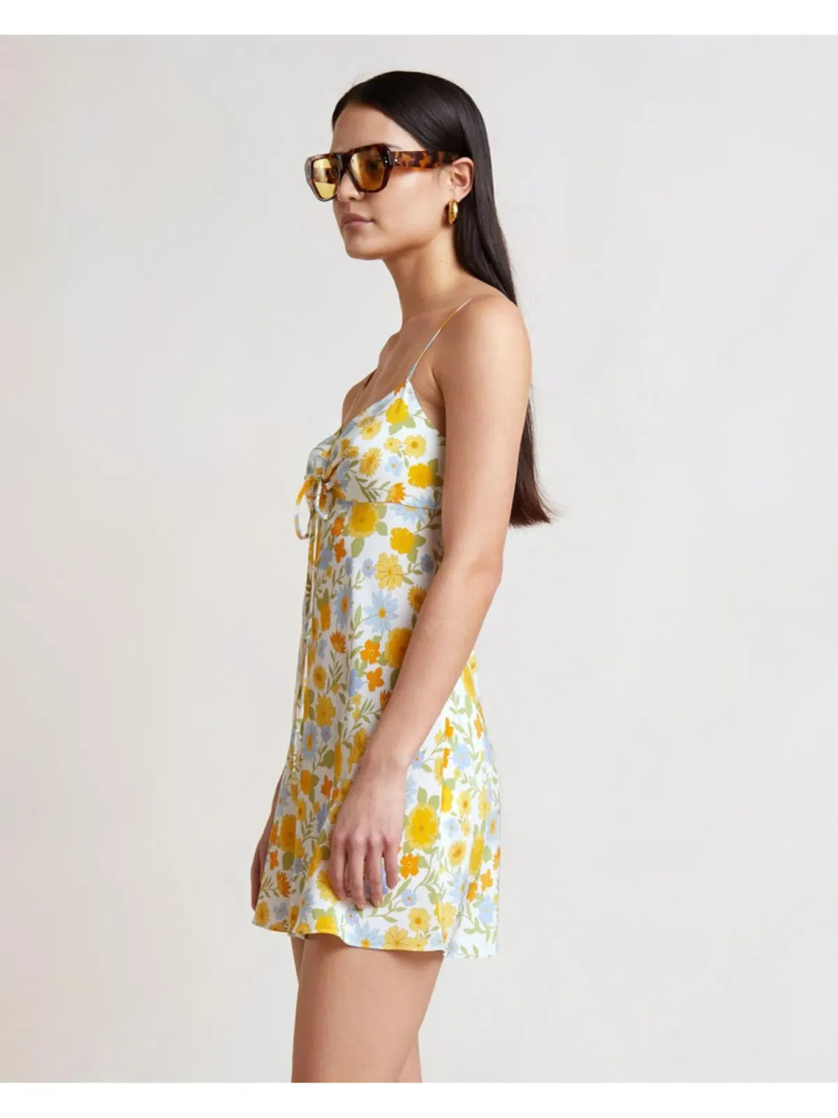 Bec & Bridge Cali Sun Mini Dress Print Size AU 6  - Image 3