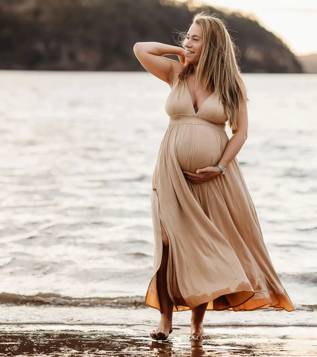 We Are Reclamation 'Everyday Is Joy' Slip Dress Nude - One Size Fits Most (XS-XXXL) - Image 2