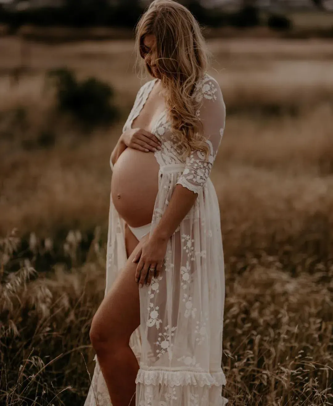 Spell Chloe Duster Off White Size XS for rent on The Volte - main image