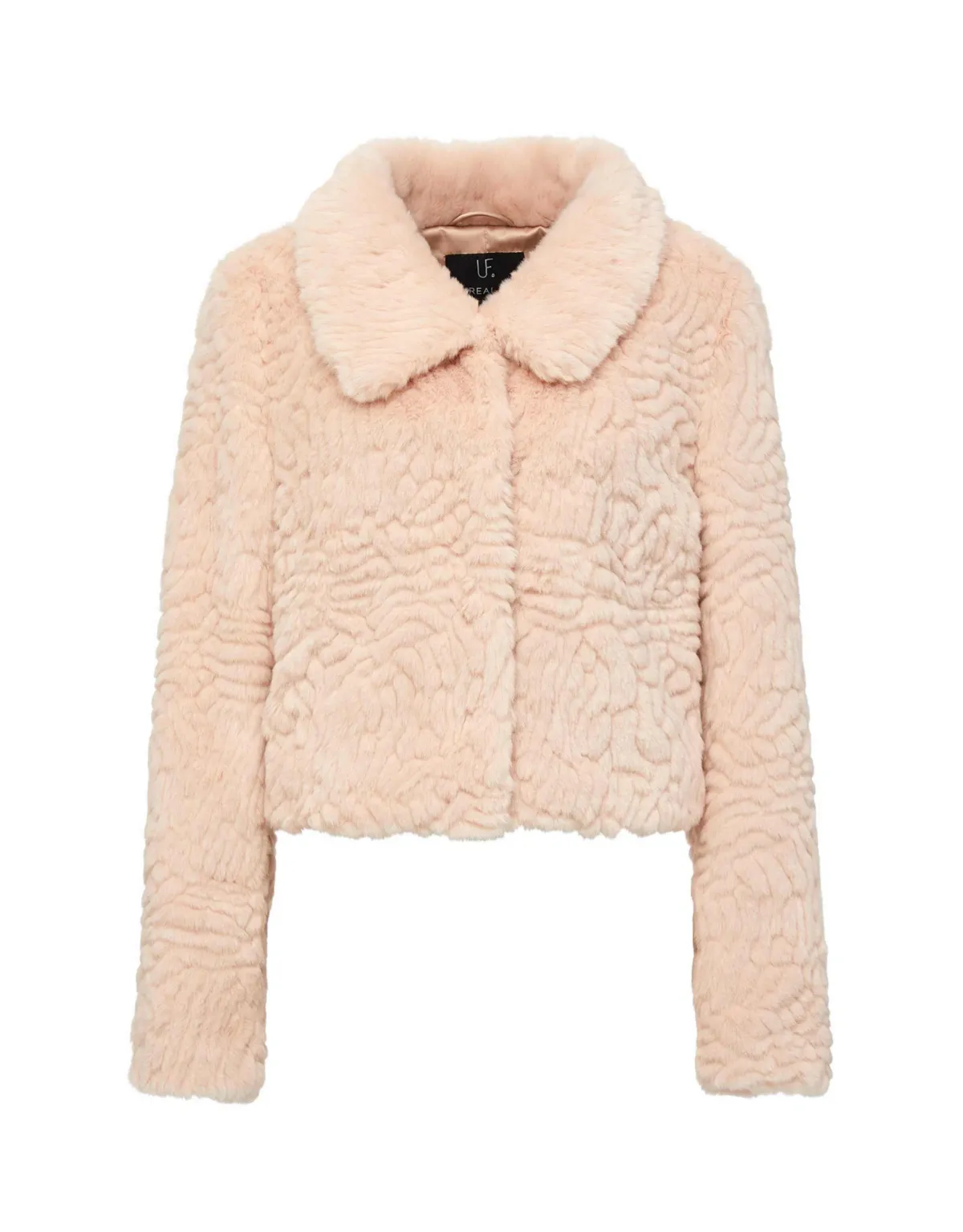 Unreal Fur Lily Jacket Peach Size 12 - Image 3