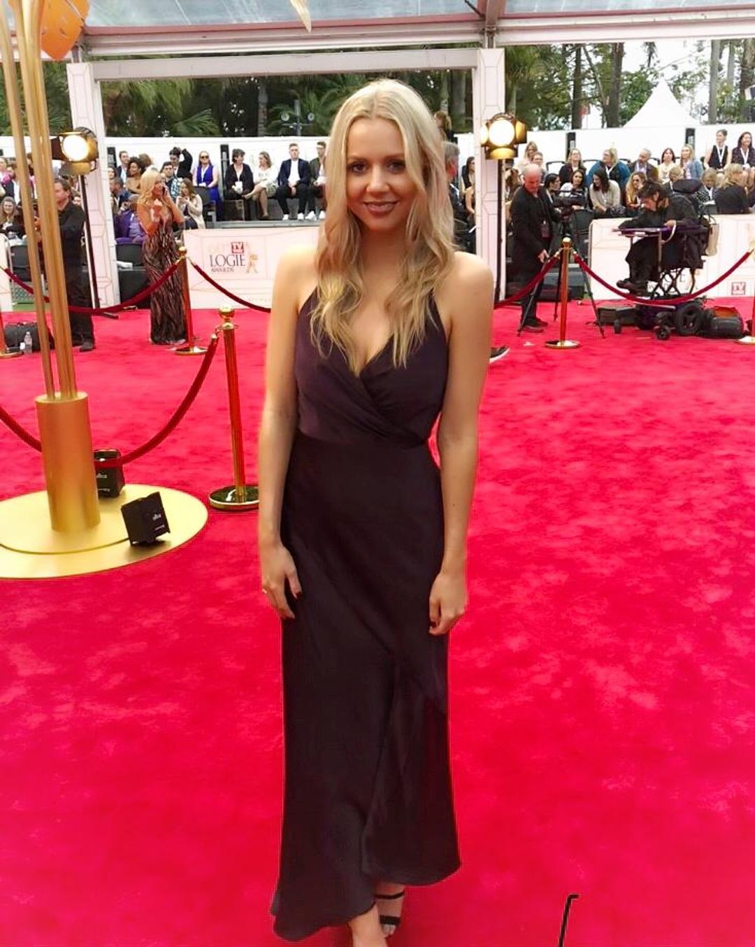 C/MEO Collective No Less Gown Aubergine Size 4 for rent on The Volte - main image