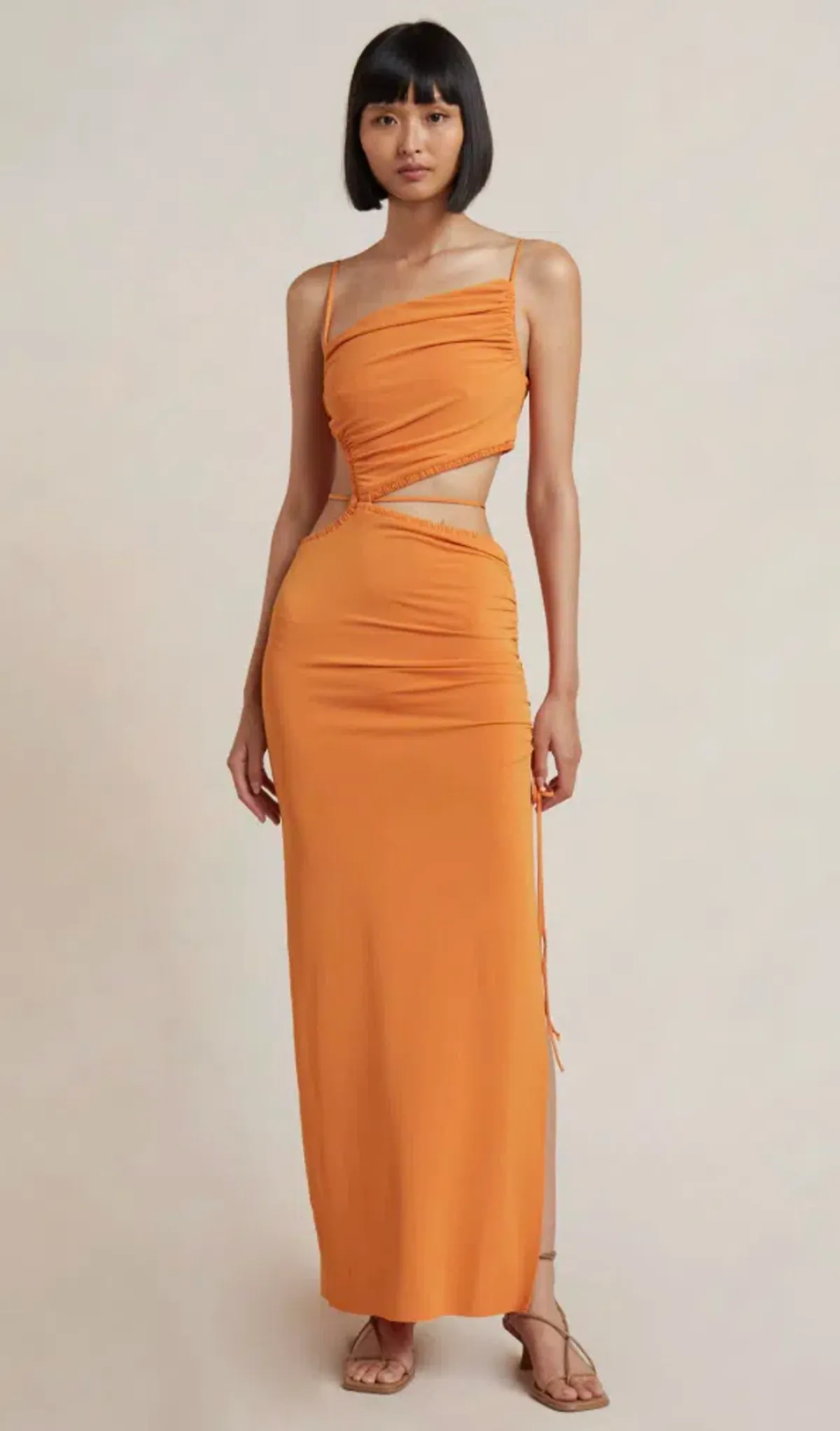 Bec & Bridge Dilkon Maxi Dress Spiced Orange Size 6 - Image 1