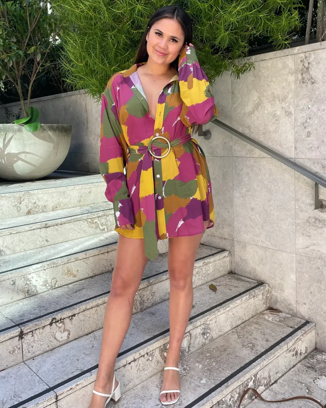 Bamba Swim Titan Dress Print Size 12 for rent on The Volte - main image