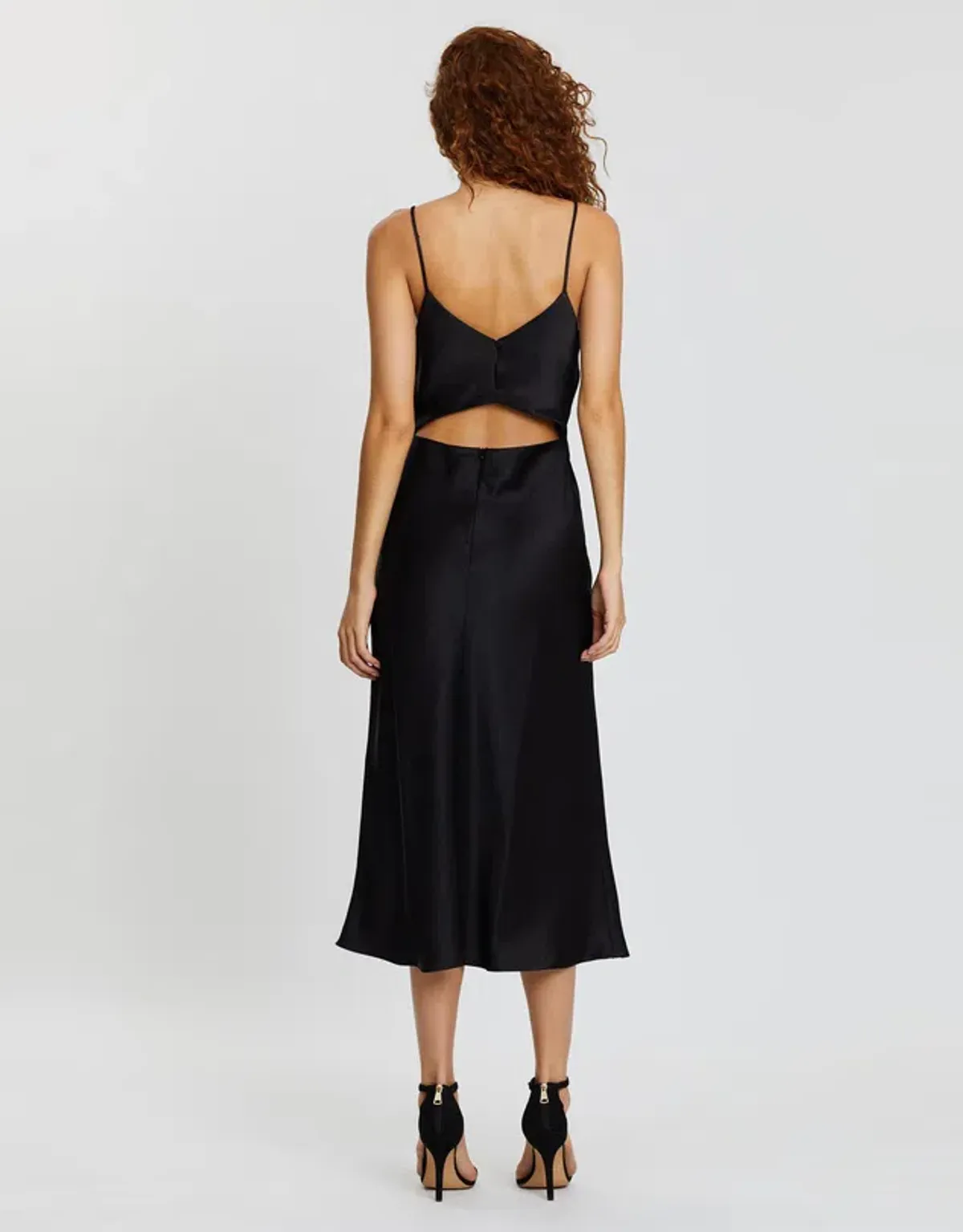 Bec & Bridge Mila Midi Dress Black Size 10 - Image 2