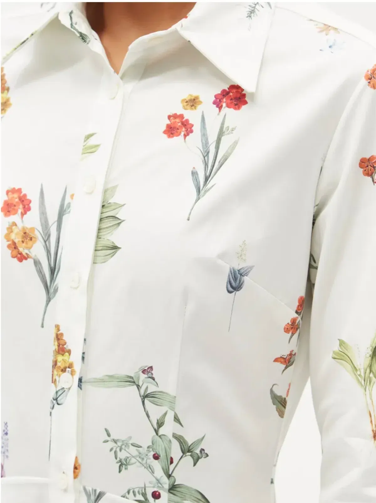 Evi Grintela Juliette Shirt Dress Print White Size AU 6  - Image 2