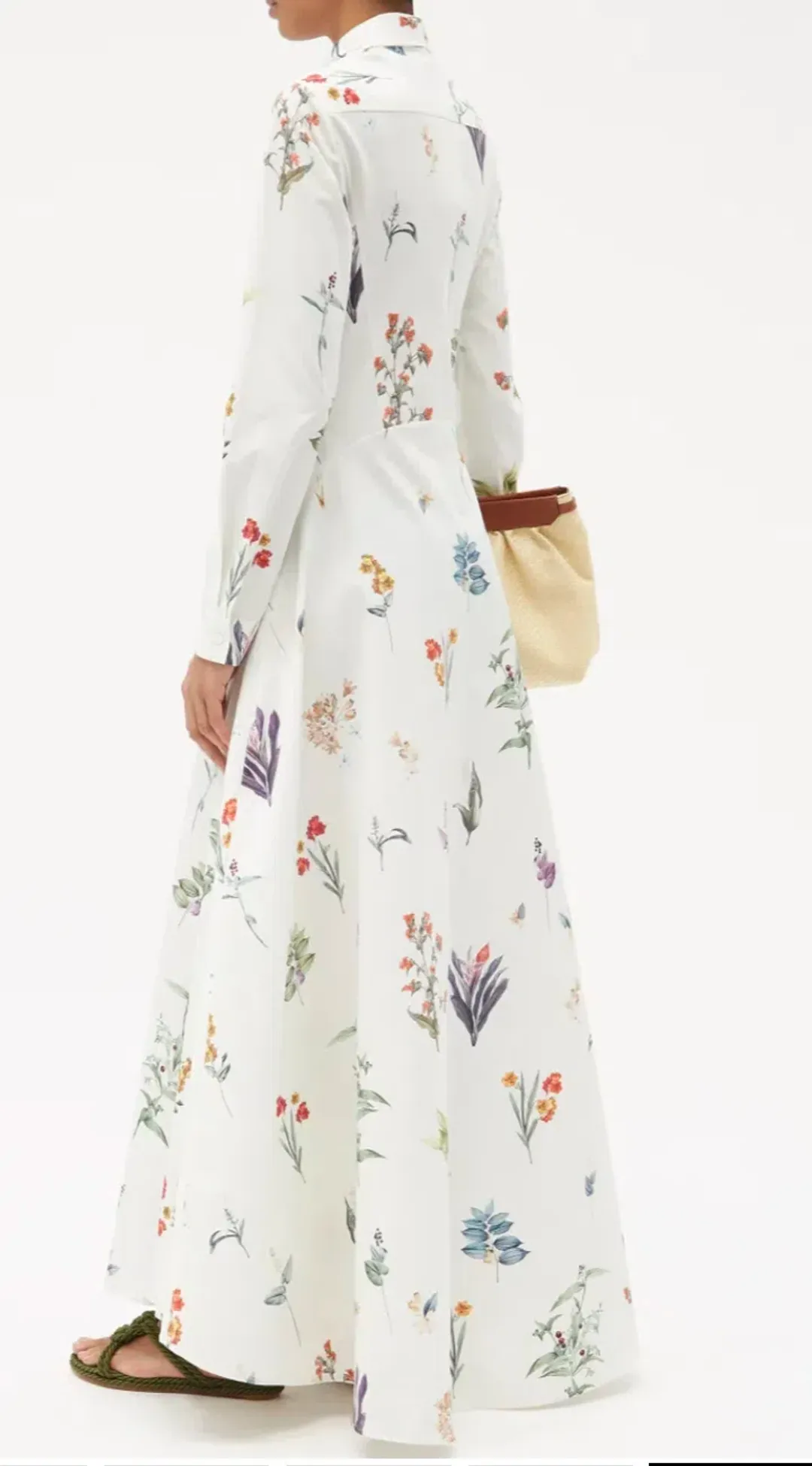 Evi Grintela Juliette Shirt Dress Print White Size AU 6 for rent on The Volte - main image