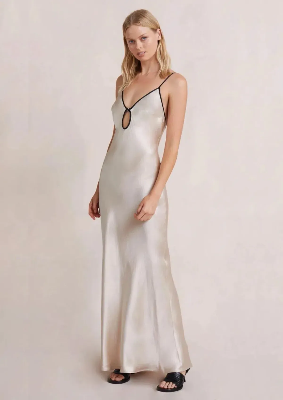 Bec & Bridge Kara Keyhole Dress Sand Size 8 - Image 1