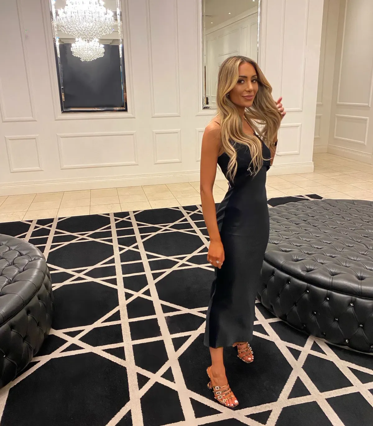 Dion Lee Lace E-Hook Slip Dress Black Size 6 - Image 4