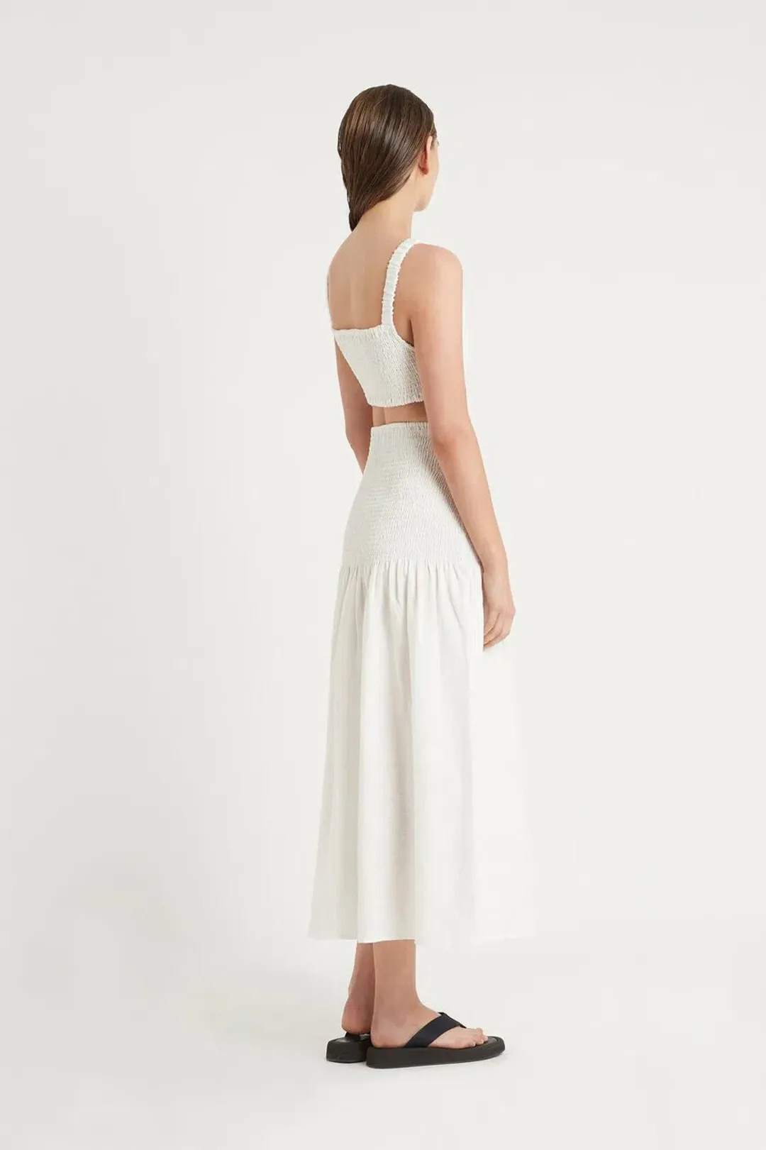 Sir the Label Madelyn Reversible Dress White Size 3 / AU 12 for rent on The Volte - main image