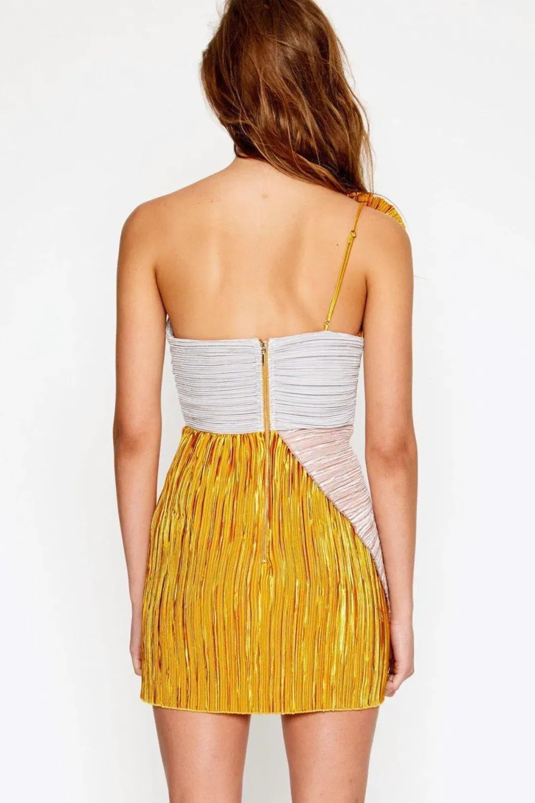 Alice McCall Little Something Something Dress Metallic Size 6 for rent on The Volte - main image