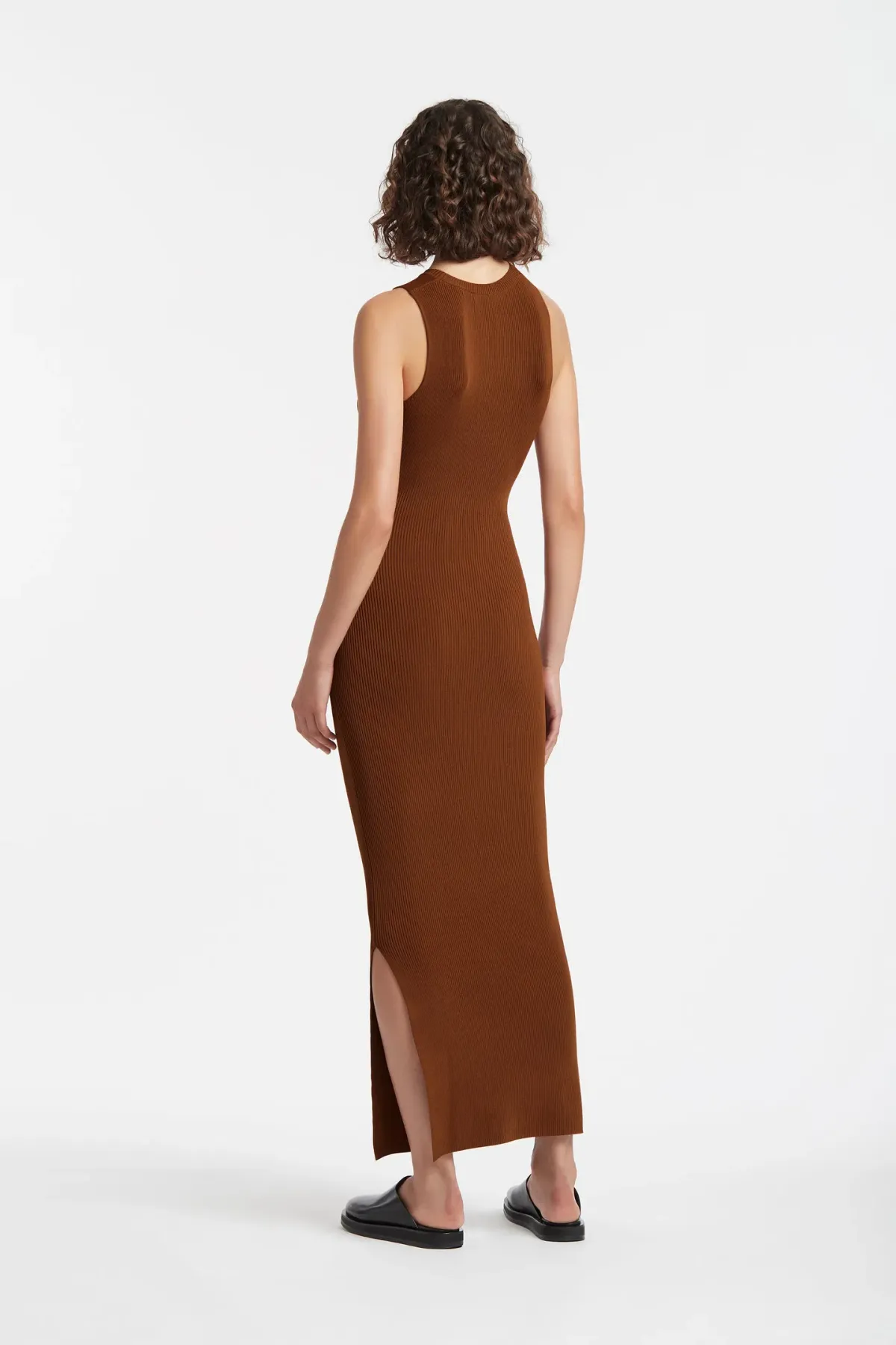 Sir the Label Hazel Josephine Sleeveless Dress in Brown Size 0 - Image 3