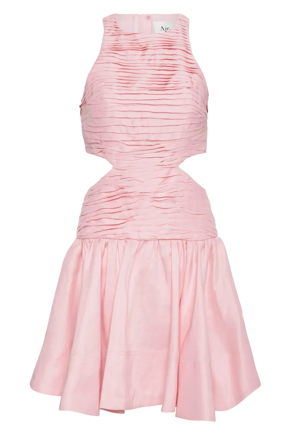 Aje Introspect Cut Out Mini Dress Pink Size 8 - Image 3