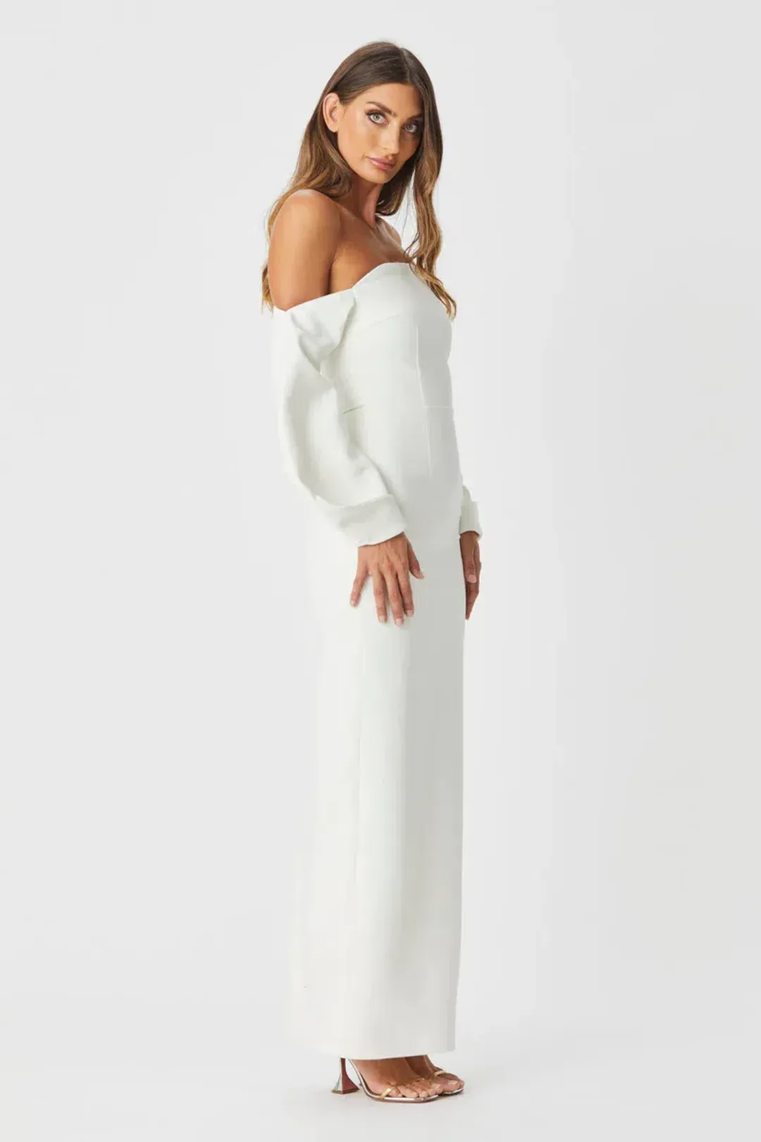 Bianca & Bridgett Honey Dress White Size 6 for rent on The Volte - main image