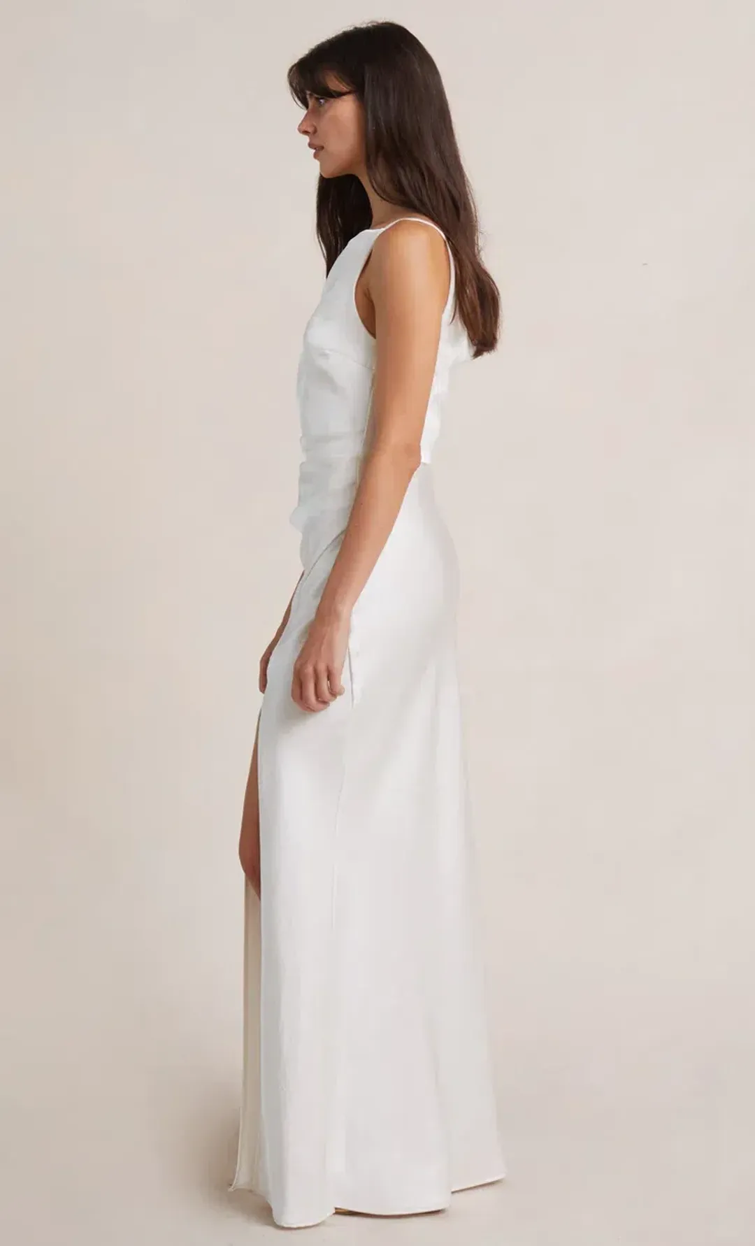 Bec & Bridge The Dreamer Maxi Dress Ivory Size 8 for rent on The Volte - main image