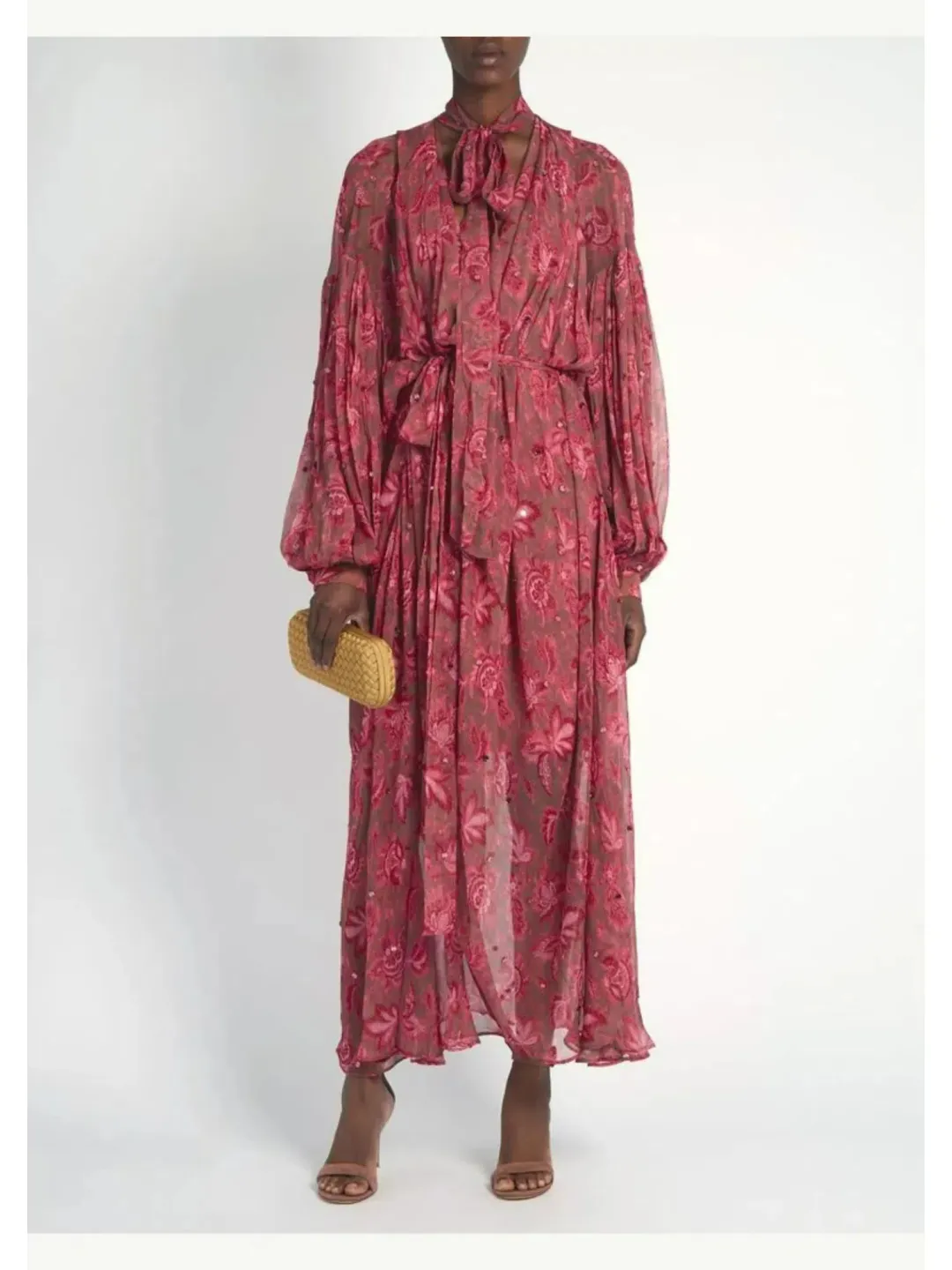 Zimmermann Karmic Chintz Dress Paisley Print Size 3 / AU 14  for rent on The Volte - main image