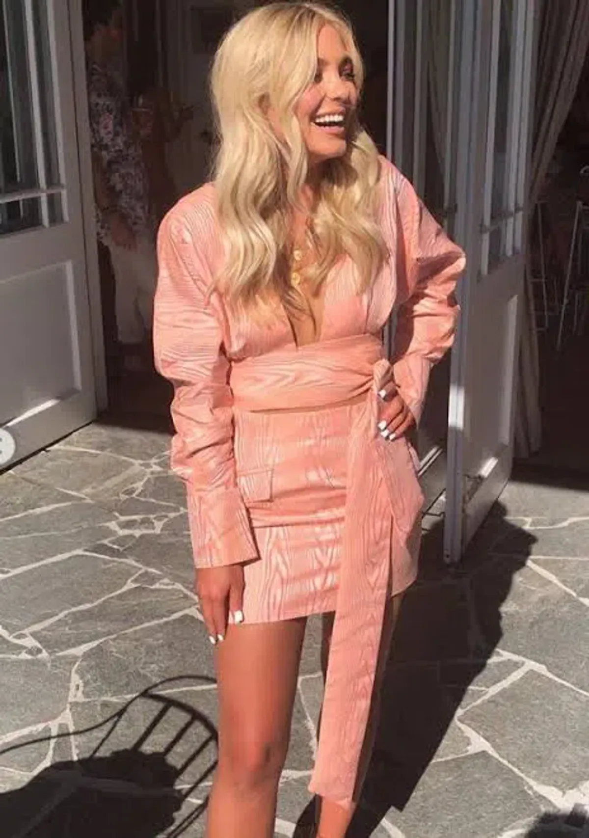 Manning Cartell Mini Mode Wrap Top and Mini Skirt Set Print Size 10 - Image 1