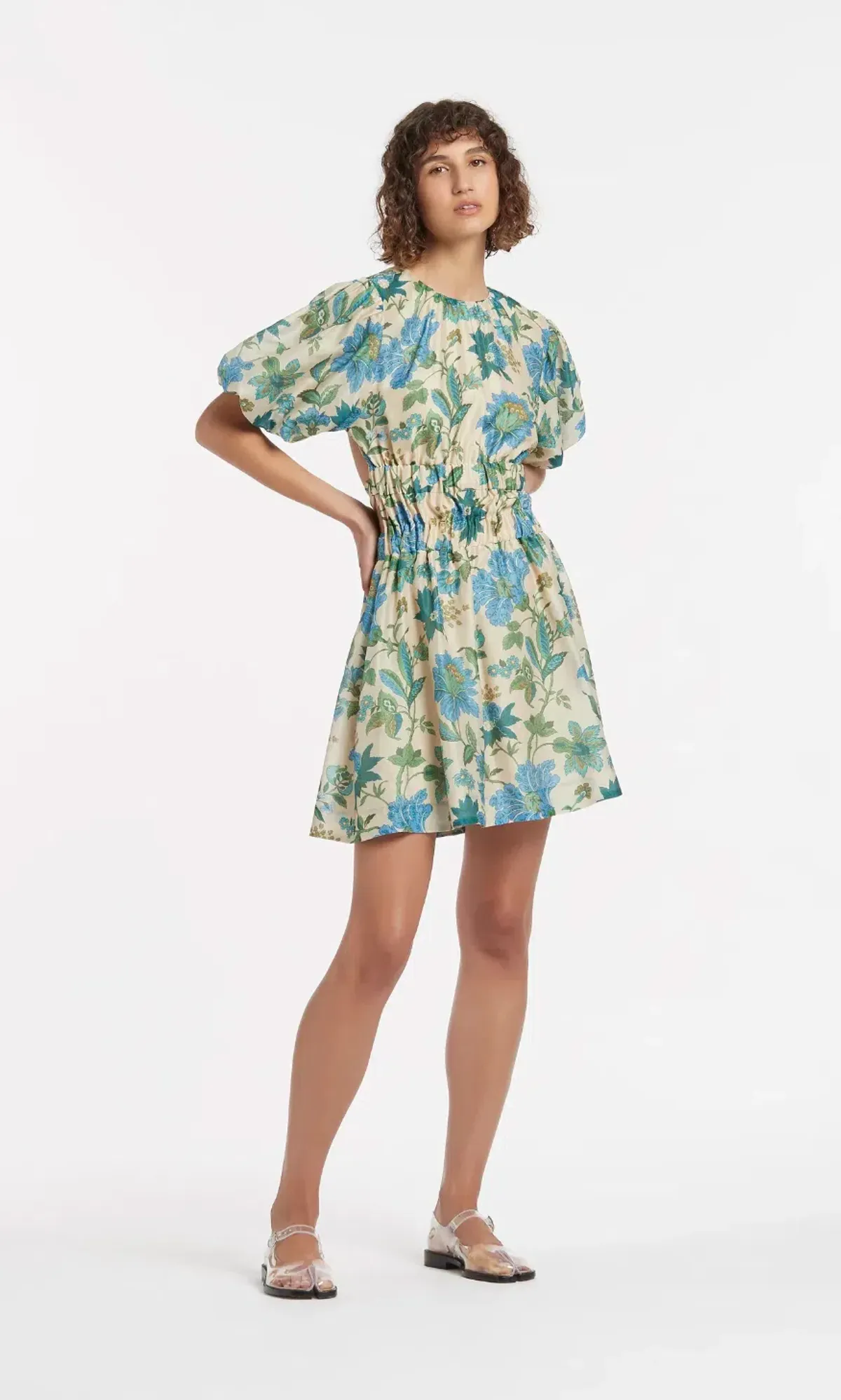 Sir The Label Celia Open Back Mini Dress Print Size 10 - Image 1