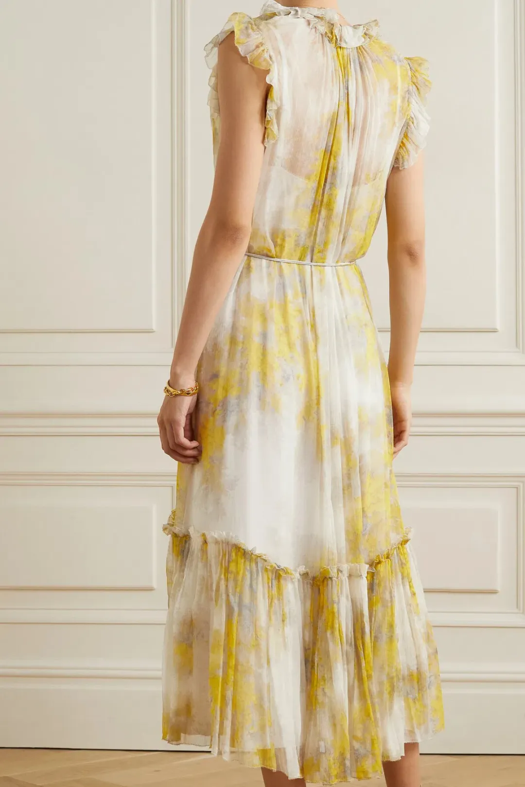 Zimmermann Botanica Wattle Midi Dress Print Size 0 for rent on The Volte - main image