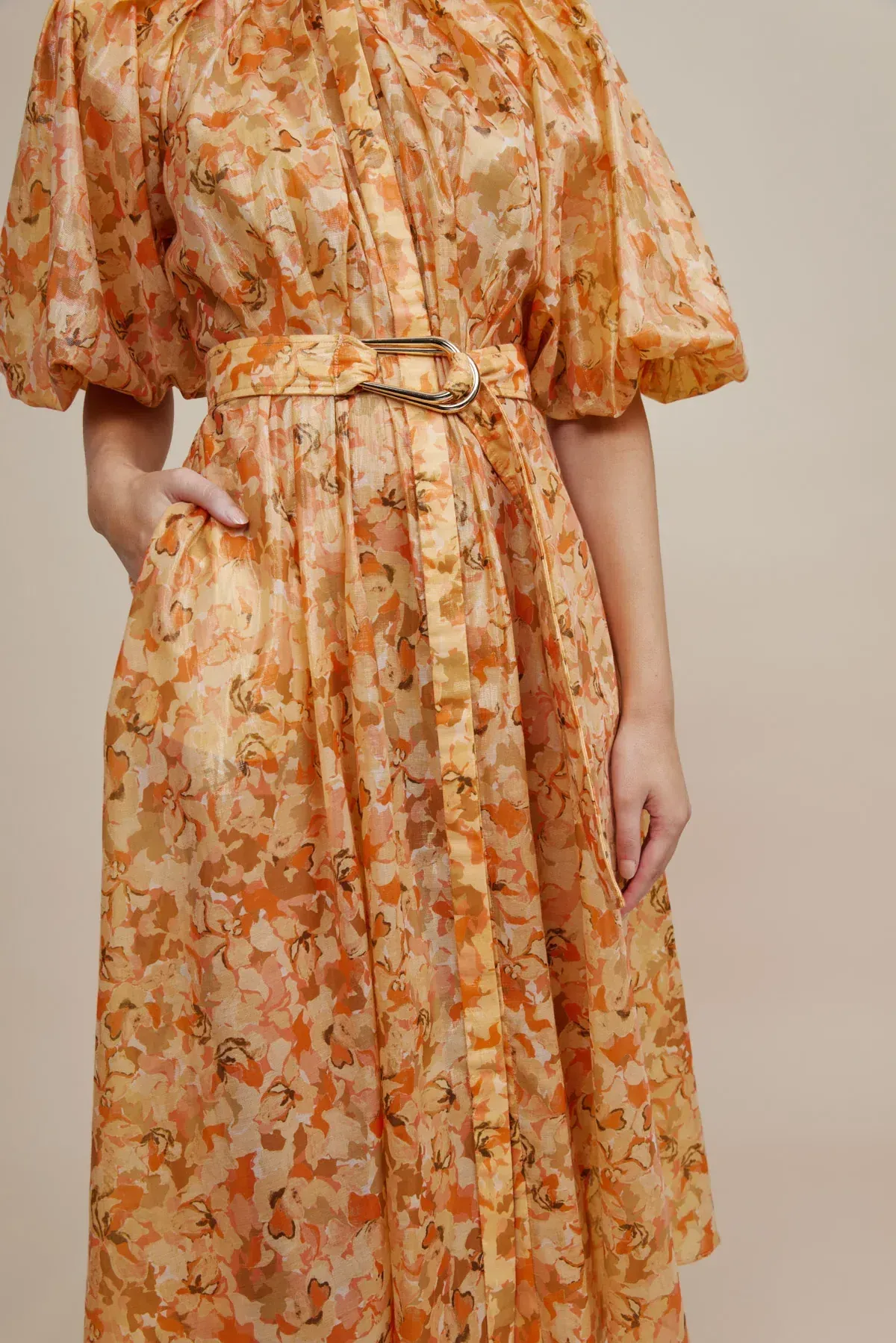 Acler Cranhurst Dress Peach Size 6 - Image 2