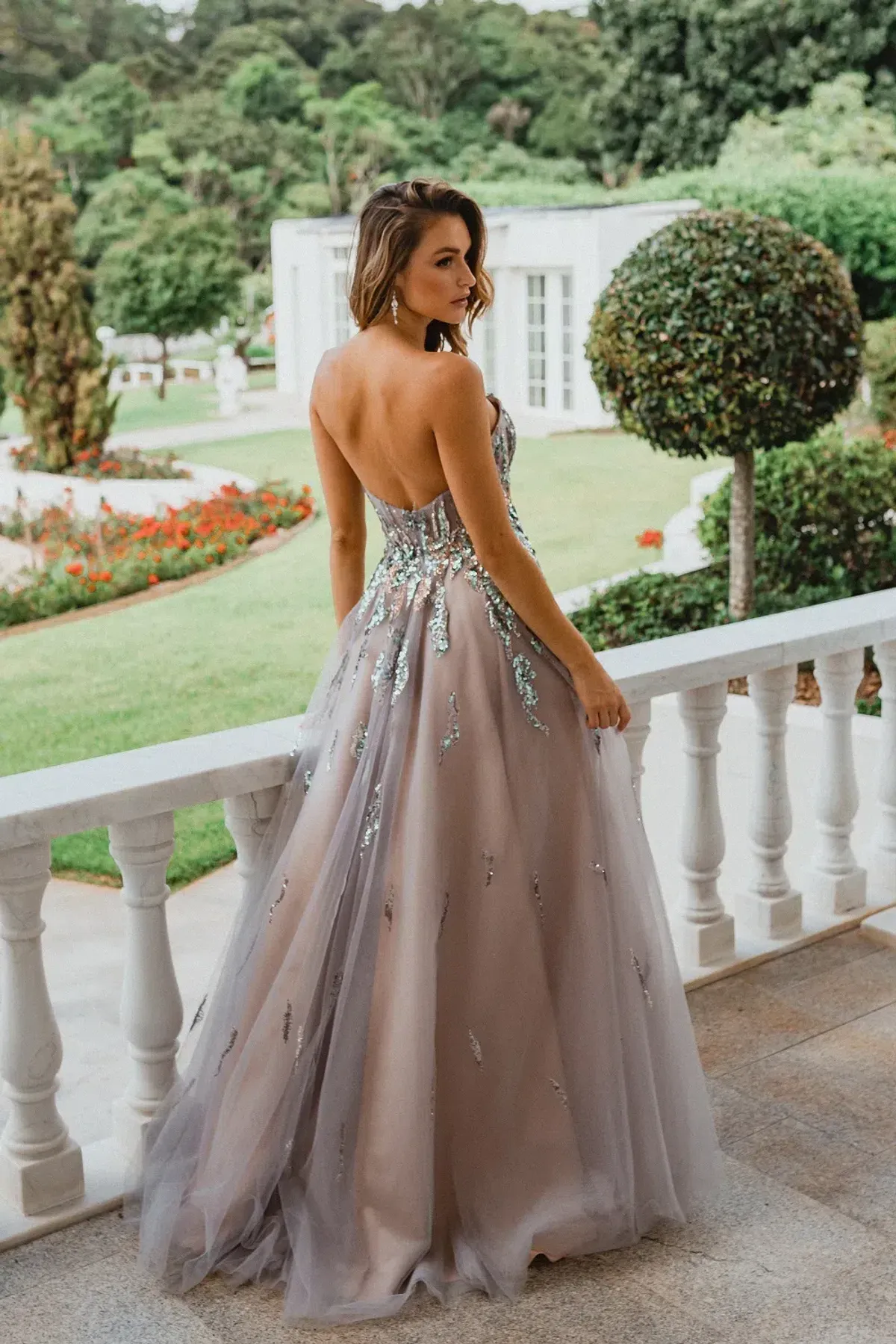 Tania Olsen Delhi Dress in Lilac Size 4 - Image 2