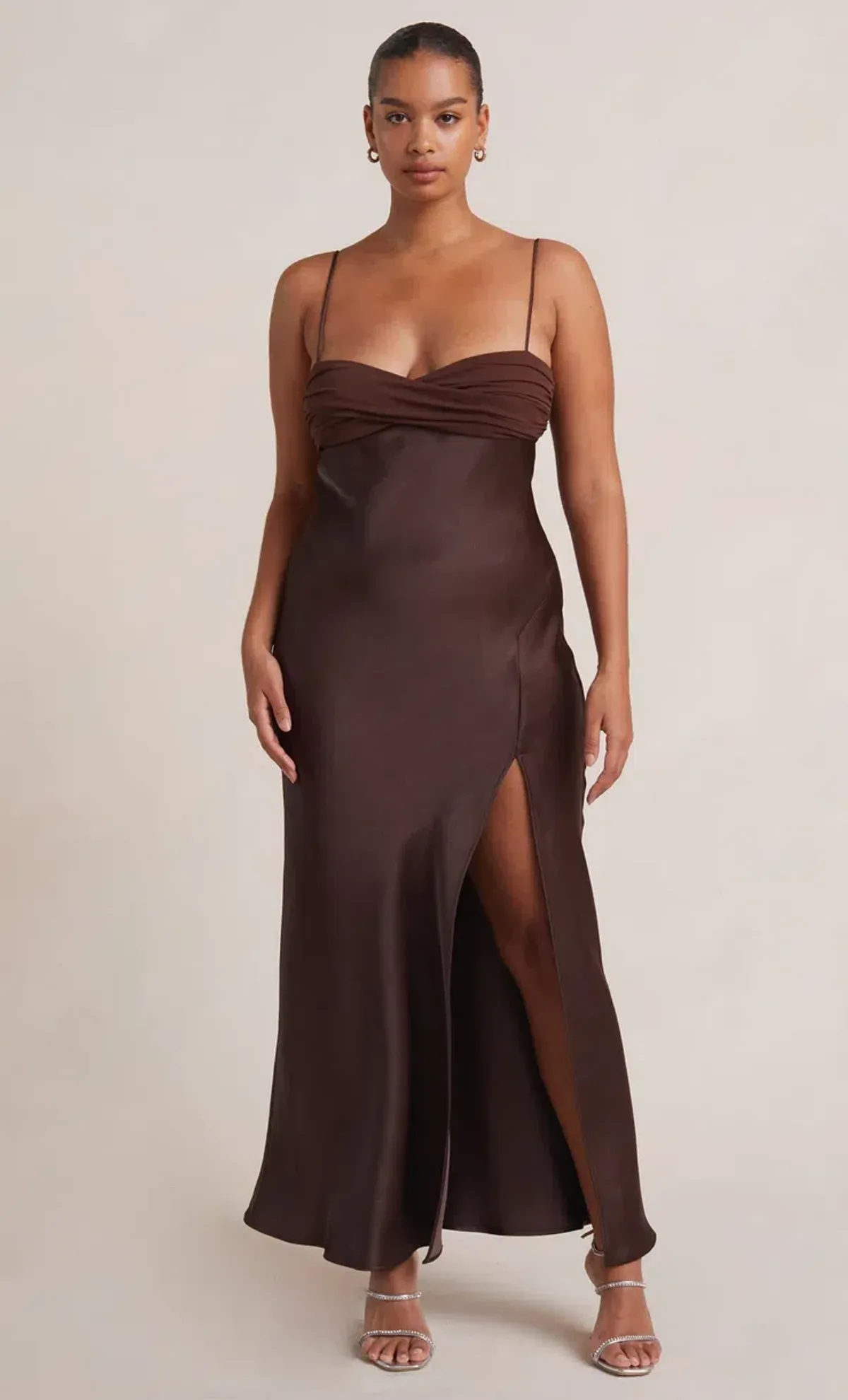 Bec & Bridge Julieta Maxi Dress in Chocolate Brown Size 14 - Image 5