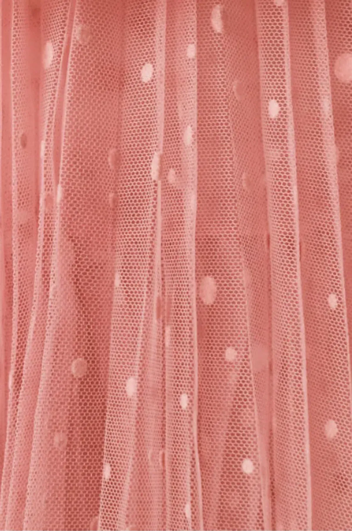 Monique Lhuillier Dotted Tulle Party Dress Bubblegum Pink Size 8 - Image 7