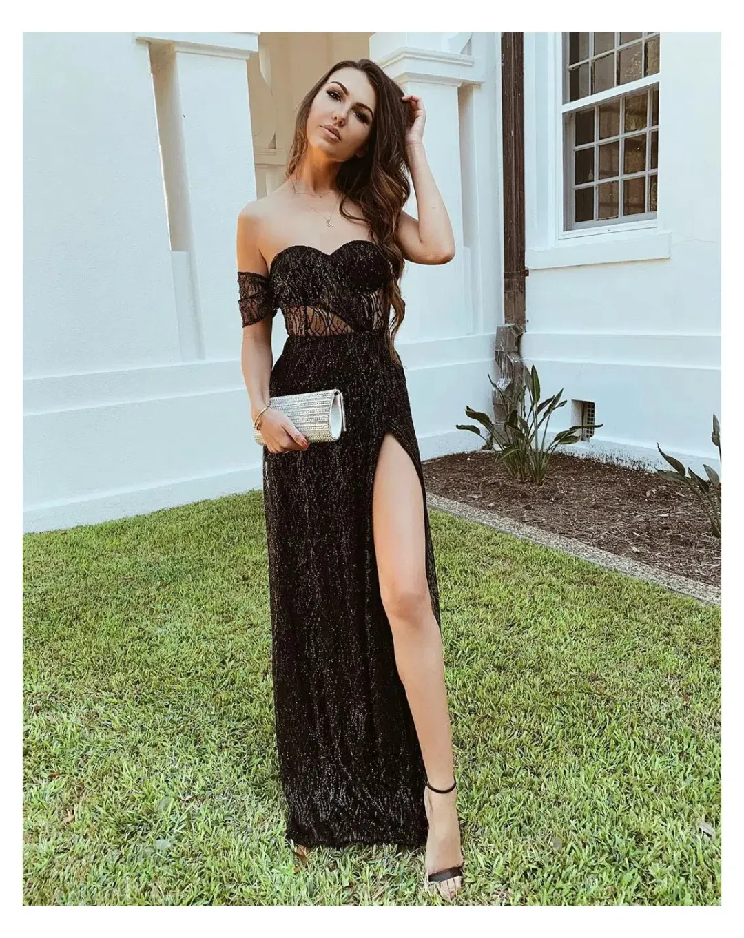 Alamour the Label Ayelet Gown Black Size XS/ AU 6 for rent on The Volte - main image