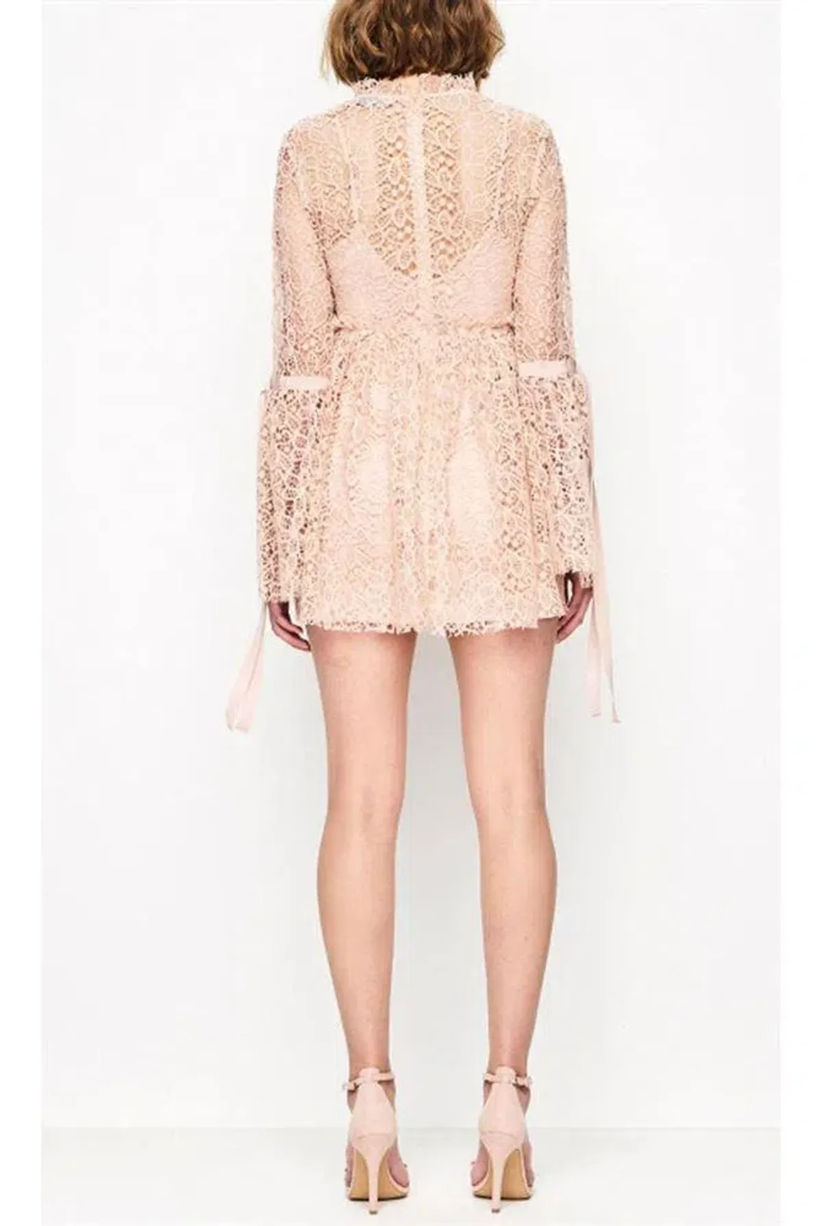 Alice McCall Back To You Dress Nude Size 8 - Image 4