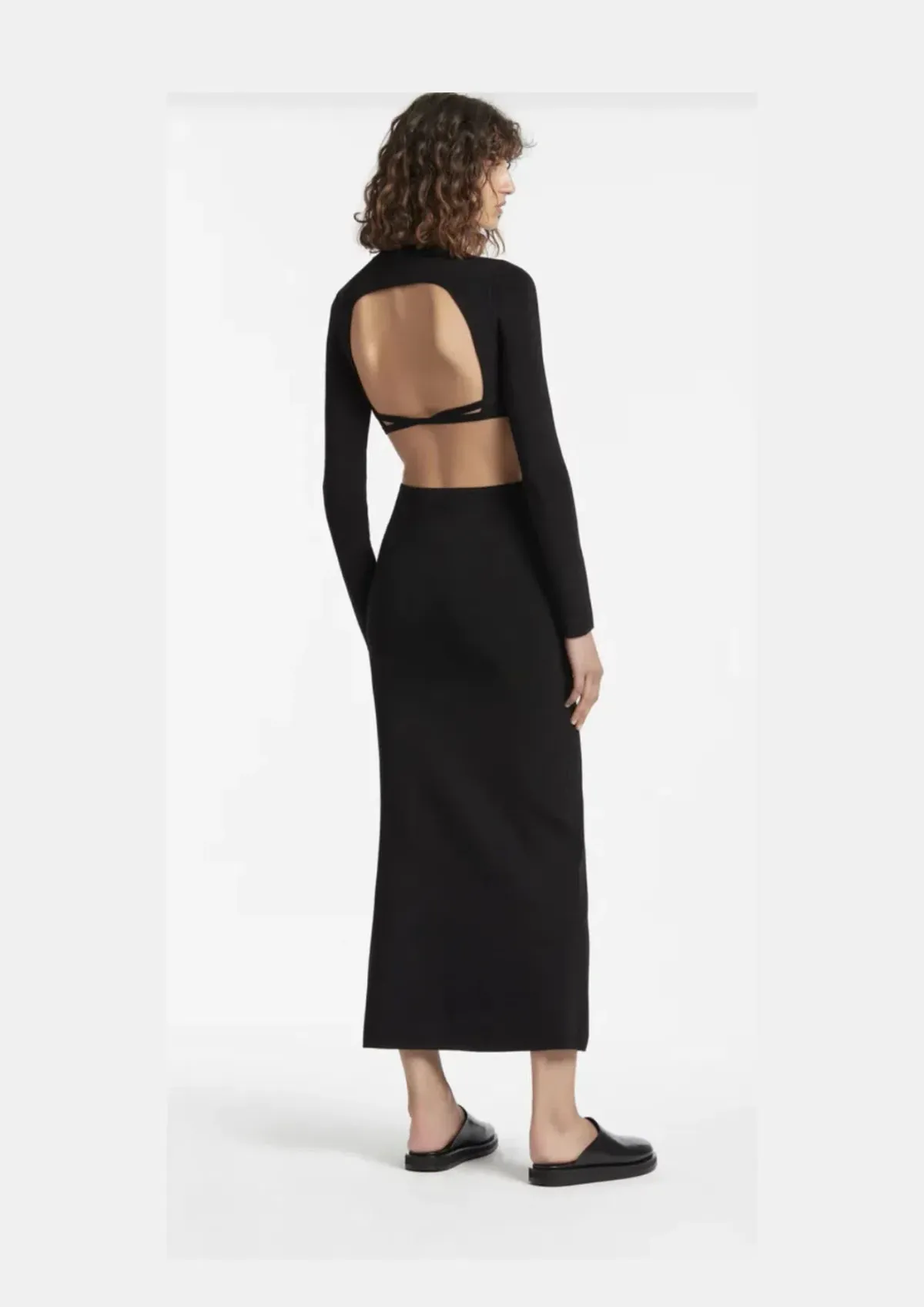 Sir the Label Georges Open Back Dress Black Size 1 / AU 8 - Image 2