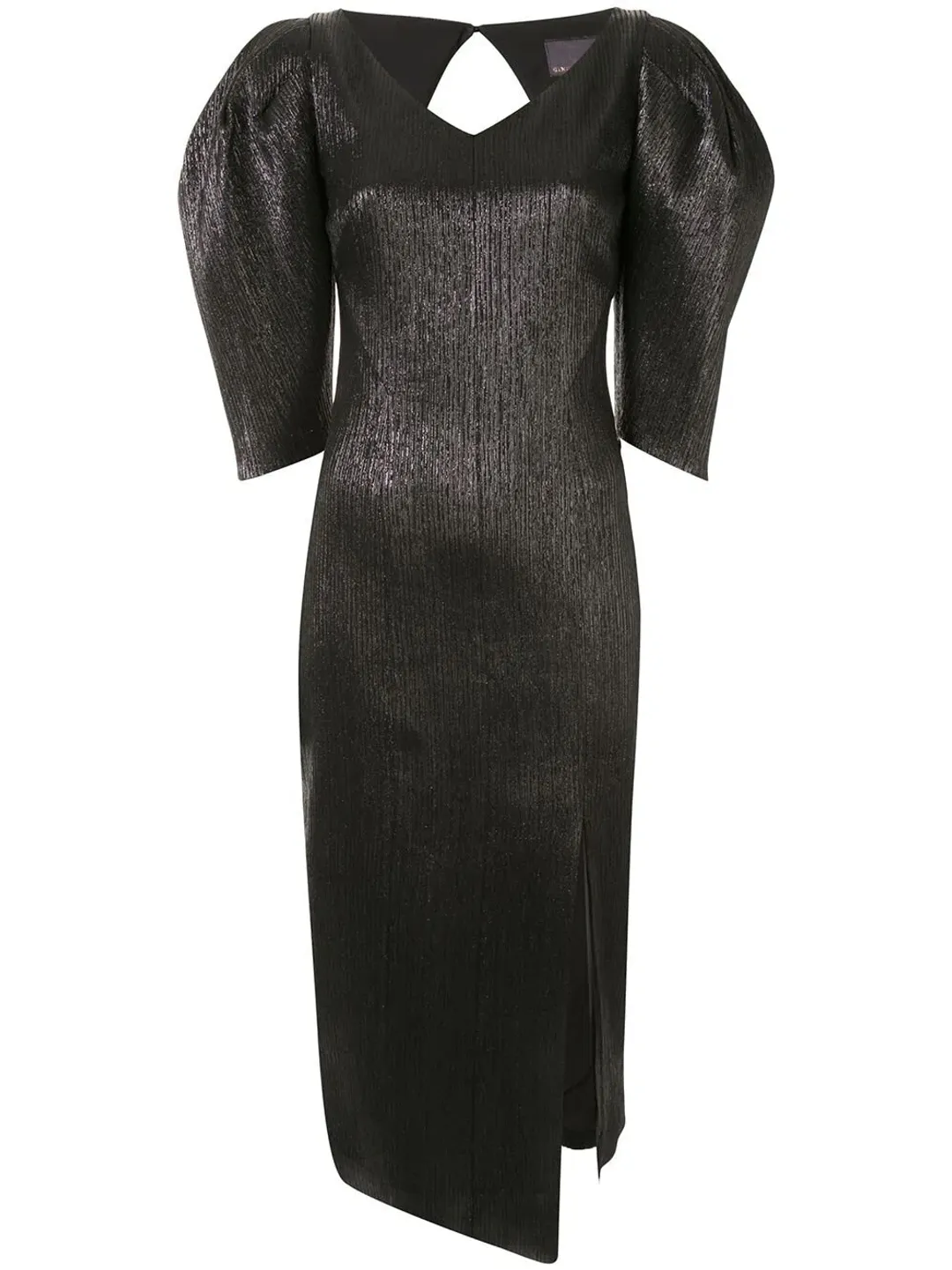 Ginger & Smart Celestial Asymmetric Dress Black Size 10 for rent on The Volte - main image