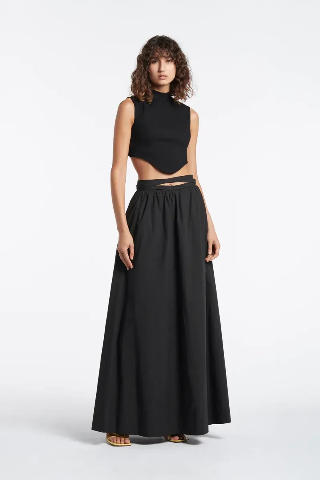 Sir the Label Signe Deconstructed Gown Black Size AU 10 for rent on The Volte - main image