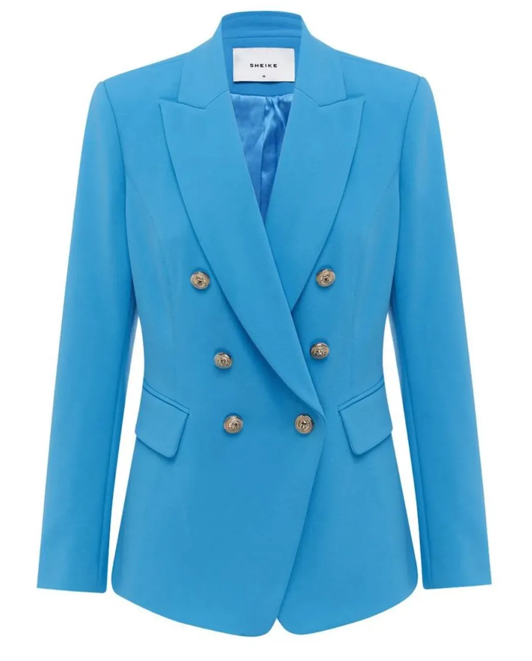 Sheike Jackpot Jacket Azure Bright Blue Size 6 for rent on The Volte - main image