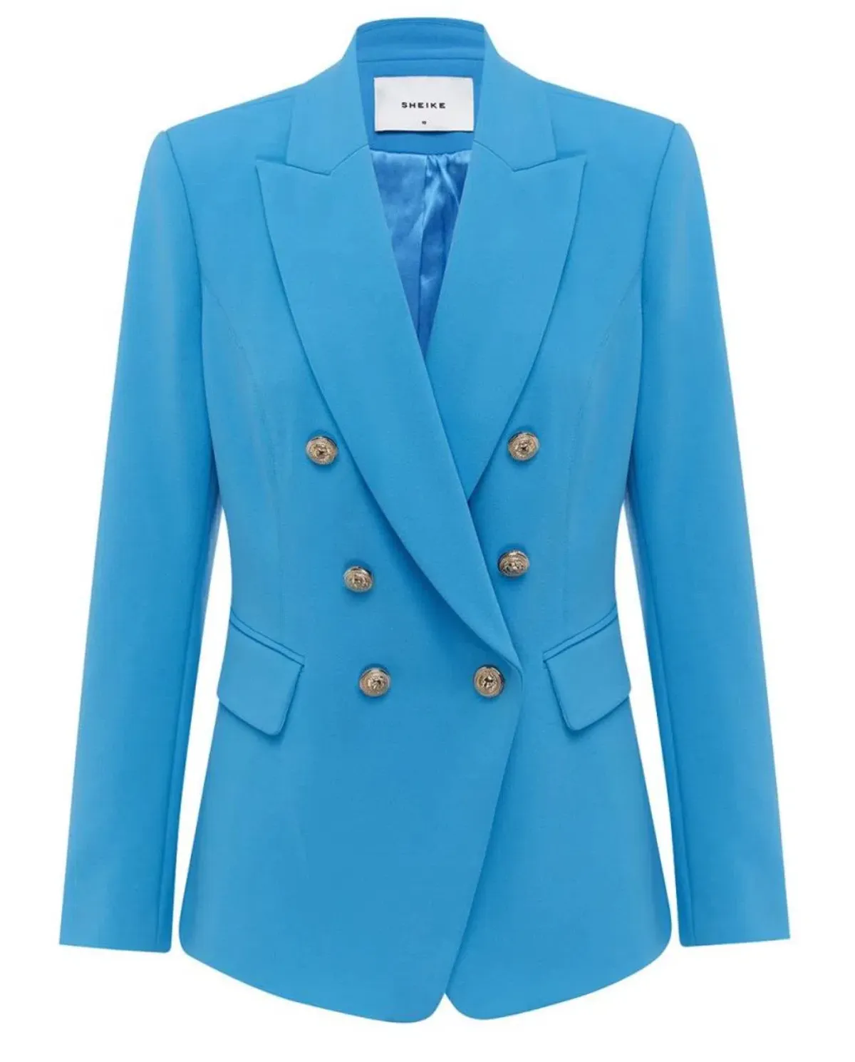 Sheike Jackpot Jacket Azure Bright Blue Size 6 - Image 2