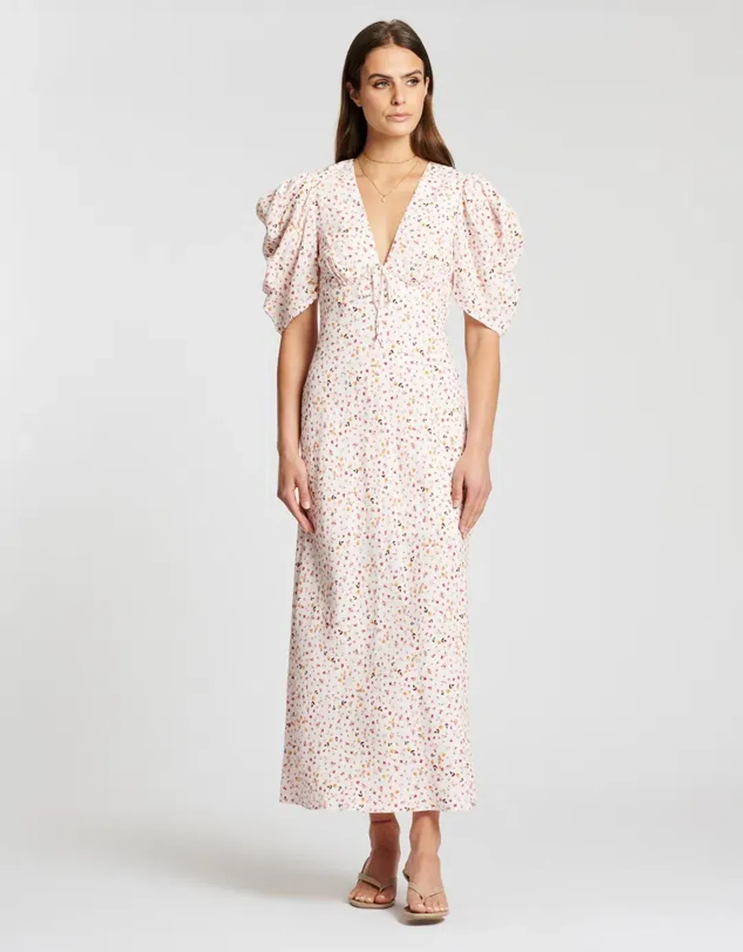 Significant Other Malarie Dress Ditsy Wild Flower Size 8 for rent on The Volte - main image