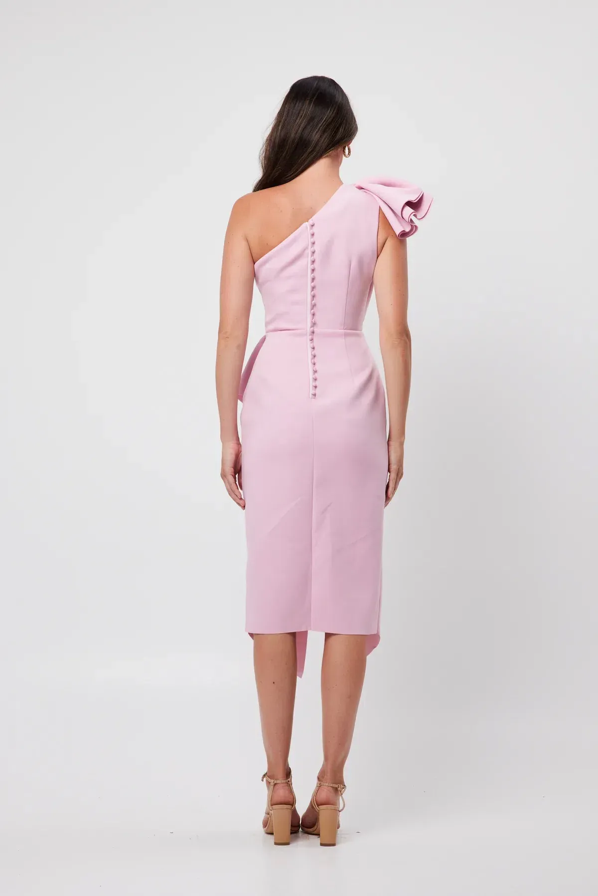 Elliatt Amara Dress Pink Size 6 - Image 3